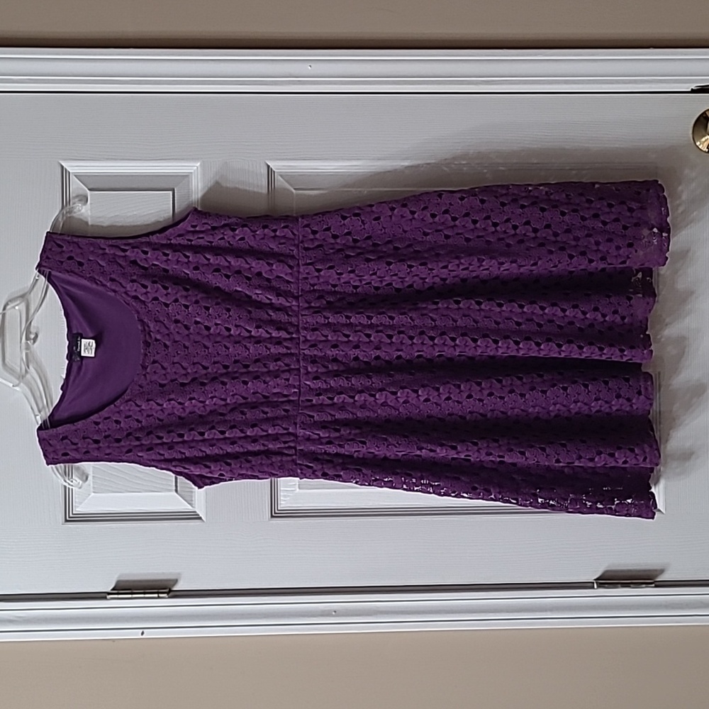 Short Purple Dress - Sz XL